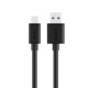 Cable USB A a USB C Unitek Y-C474BK+ Negro 1 m