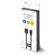 Cable USB A a USB C Savio CL-129 Negro 2 m