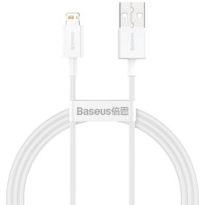 Cable USB a Lightning Baseus CALYS-A02 Blanco 1 m