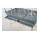 Bird cage Zolux H80 Grey 8 x 11,2 x 8 cm 78 x 81 x 48 cm