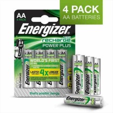 Rechargeable Batteries Energizer Accu Recharge Power Plus 2000 AA BP4 2000 mAh 1,2 V AA HR6 (4 Units)