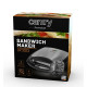 Sandwichera Camry CR 3023 Negro Gris Plateado 1100 W 1500 W