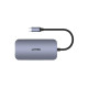 Hub USB Unitek D1071A Negro Plateado