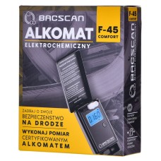 Alcoholímetro Digital Bacscan F-45 Comfort Negro