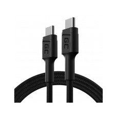 Adaptador USB a USB-C Green Cell KABGC30 Negro 1,2 m