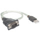 Adaptador USB a Puerto Serie Manhattan 205146 0,45 cm