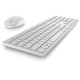 Teclado y Ratón Inalámbrico Dell KM5221W-WH Blanco Qwerty US