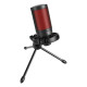 Micrófono Sobremesa Savio SONAR PRO 01 Negro Rojo