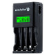 Cargador de Pilas EverActive NC450B Baterías x 4