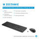 Teclado y Ratón HP 3L1F0AA Azerty Francés Blanco Negro