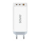 Cargador de Pared Savio LA-07 Blanco 65 W
