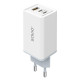 Cargador de Pared Savio LA-07 Blanco 65 W