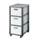 Shelves Rotho Country White Anthracite Plastic