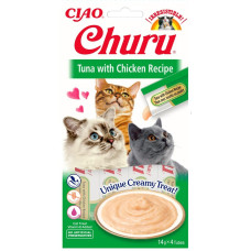 Snack para Gatos Inaba Churu Pollo Carne Pescado
