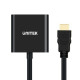 Adaptador HDMI a VGA con Audio Unitek Y-6333 Negro