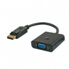 Adaptador DisplayPort a VGA Savio CL-90 Negro 20 cm