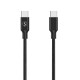 Cable USB C Baseus Cafule Black Black/Grey 1 m