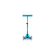 Patinete Scooter Micro Deluxe Glow LED Plus Verde Gris Turquesa Plateado