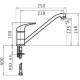 Kitchen Tap Pyramis 090 923 401 Vanilla Stainless steel Granite