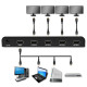 HDMI switch Qoltec 51798 Black