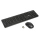 Teclado y Ratón Ibox IKM5010W Negro Qwerty US
