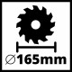 Sierra circular Einhell TC-CS 1250 1250 W 165 mm 230 V