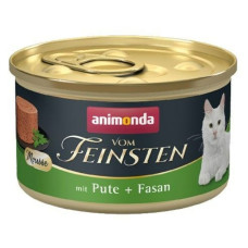 Comida para gato Animonda Vom Feinsten Muscle Pavo y Faisan Pavo Carne Cerdo Faisán 85 g