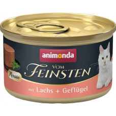 Comida para gato Animonda Vom Feinsten Mousse Salmon y Aves Salmón Pescado Aves 85 g