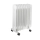 Radiador de Aceite Adler AD 7816 Blanco Negro 2000 W