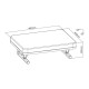 Footrest MacLean MC-460 Black