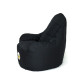 Pouffe GO GIFT Black Oxford tejido antidesgarros