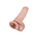 Cock 11 Inch with Balls Flesh Pipedream King Cock PVC