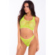 Underwear Set Pink Lipstick Green (M/L)