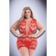 Vestido Baci Lingerie Rojo (Queen size)