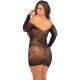 Vestido René Rofé Negro (3XL/4XL)