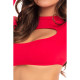 Underwear Set Pink Lipstick Red (S/M)