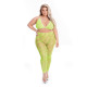 Underwear Set Pink Lipstick Green (XL)