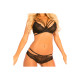 Underwear Set Pink Lipstick Black (S/M)