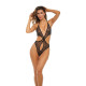 Leotard René Rofé Black S/M