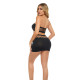 Underwear Set Pink Lipstick Black (One size)