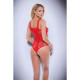 Leotard Baci Lingerie Red One size