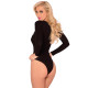 Leotard Pink Lipstick Black S/M