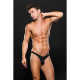 Thong Envy Lowrise Zip Black L/XL