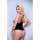 Body Baci Lingerie Peek-a-boo Negro S/M