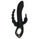 Consolador de Doble Penetración Evolved Trifecta Negro