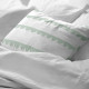 Funda de almohada Kids&Cotton Guildo Menta 40x60cm 40 x 60 cm 100 % algodón