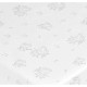 Sábana Bajera Ajustable Peppa Pig Blanco Gris 60 x 120 cm 100 % algodón