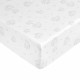 Fitted bottom sheet Peppa Pig White Grey 90 x 200 cm 100% cotton