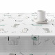 Stain-proof resined tablecloth Belum Huali 140 x 140 cm