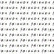 Stain-proof tablecloth Belum Friends White 300 x 140 cm